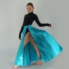 Turkusowa spódnica do Paso Doble